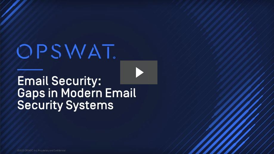 OPSWAT Academy Webinar | Email Security